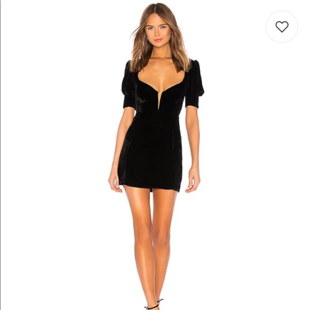 For Love and Lemons velvet mini dress